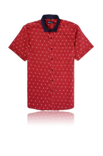 New Fancy Short Sleeve Men's Dress Shirts