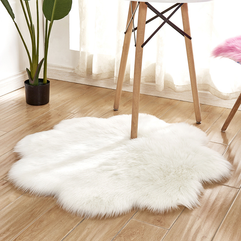 DEQI Kids Room Floor Carpets Modern Area Rugs Non-Slip Fluffy Flooring Carpet Rugs for Bedroom Living Room