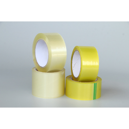 Yellowish stationery tape crystal clear tape