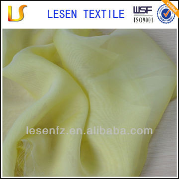 Lesen Textile costume summer fabric, yellow chiffon fabric