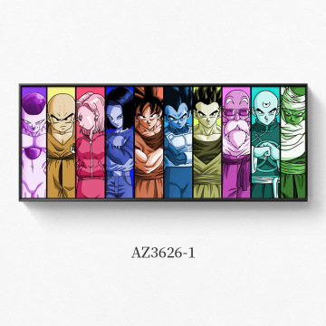 Anime-Inspired Bedroom and Living Room Wall Art