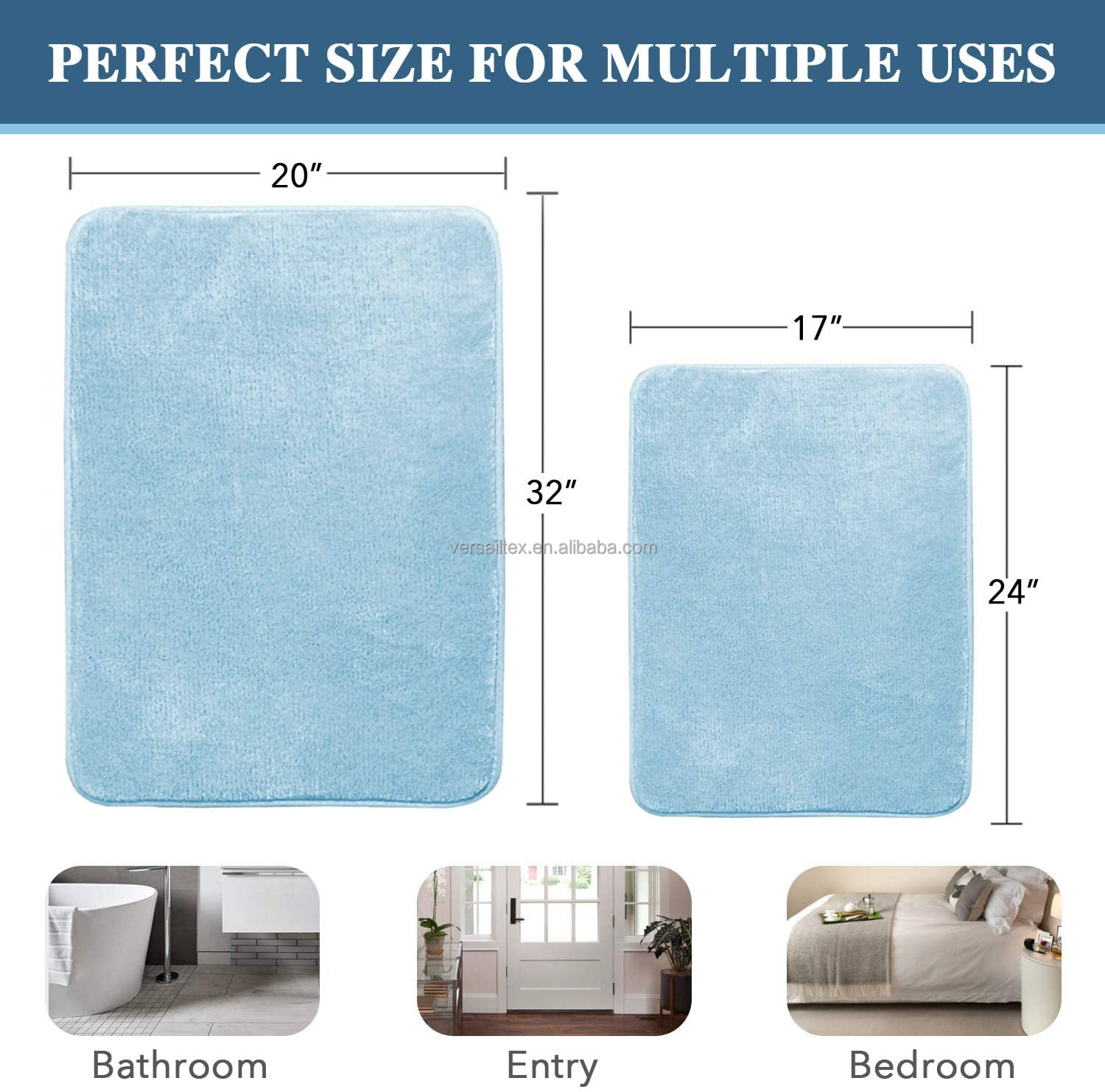 Memory Foam Bath Rug