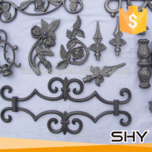 decorative wrought iron railing parts