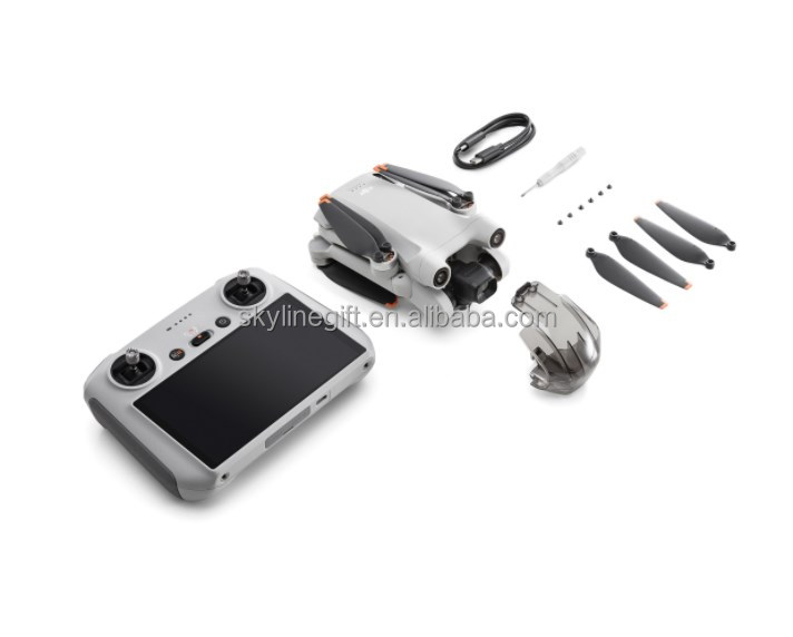 DJI Mini 3 pro drone with RC-N1 controller + fly more kit plus for mini 3 drone with 47-min max flight time