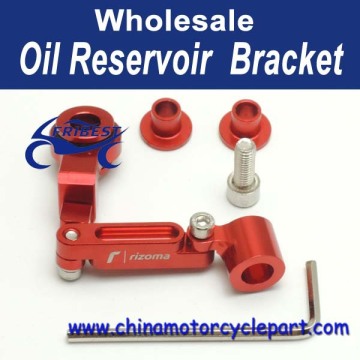 Red Fluid Reservoir Bracket CNC Reservior Cap Bracket CNC Motorcycle Bracket FBRUN016RD