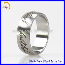 Stainless Steel Ring black Enamel Ring brand rings