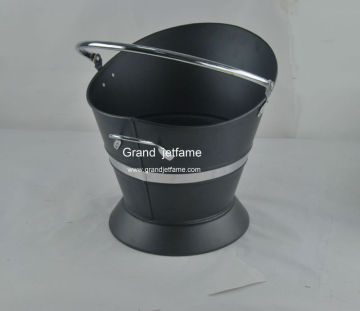 fireplace accessories matte black big waterloo coal bucket