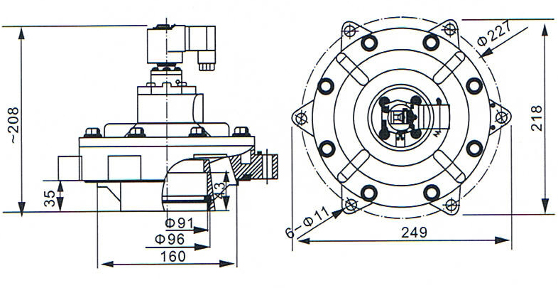 CA76MM overall DIMENSION 