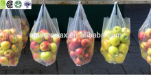 LDPE disposable clear plastic bags on roll