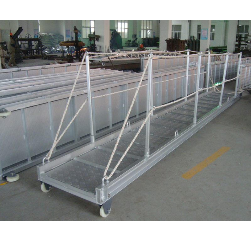 12M length Solas approved customized aluminum wharf gangway