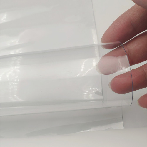 0.5mm 54PHR transparent flexible PVC sheet plastic roll