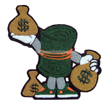 Money Cute Cartoon Chenille Embroidery badge