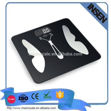 2015 New Tempered Glass Precision Digital Body Fat Scale, household body fat analyser