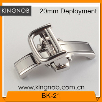 BK-21 20mm 316L Steel Polished Deployment Buckle For Panerai Watches
