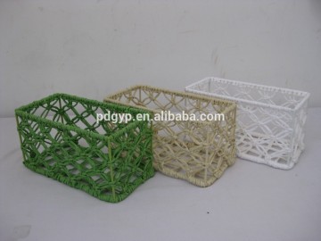 2015fashion design promotional decorative home use storage baket