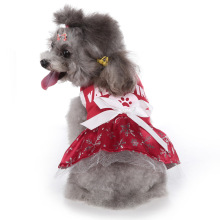 New Christmas series dress small pet dog clothes
