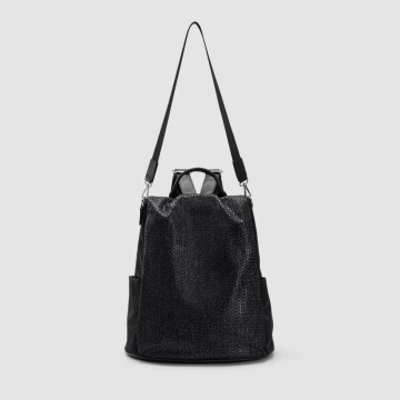 Ladies' lightweight and fashionable sequined backpack