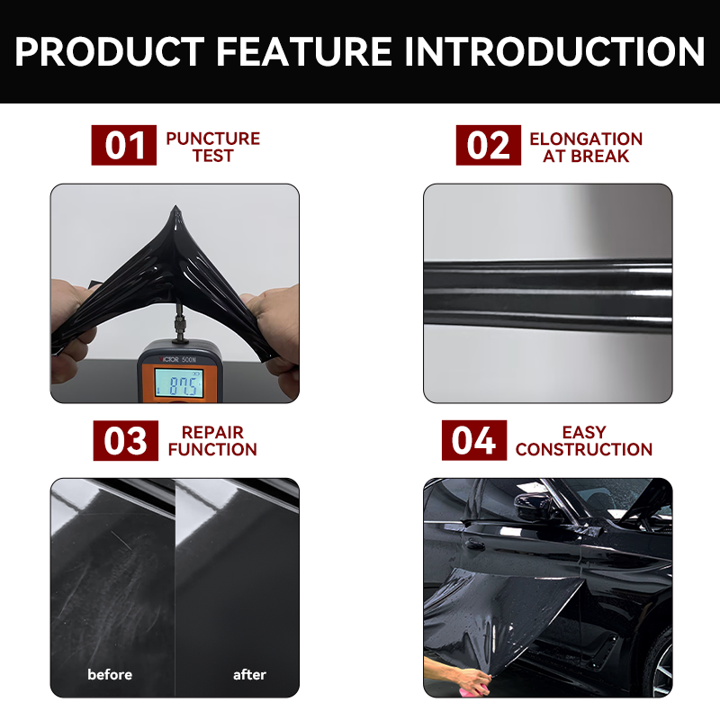 Película de protección de pintura PPF de alto brillo