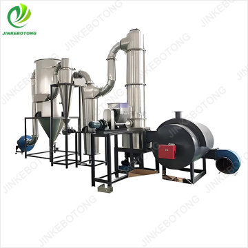 Cellulose rotary flash dryer