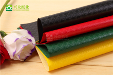 Varnishing Leather Silver Wrapping Paper Roll