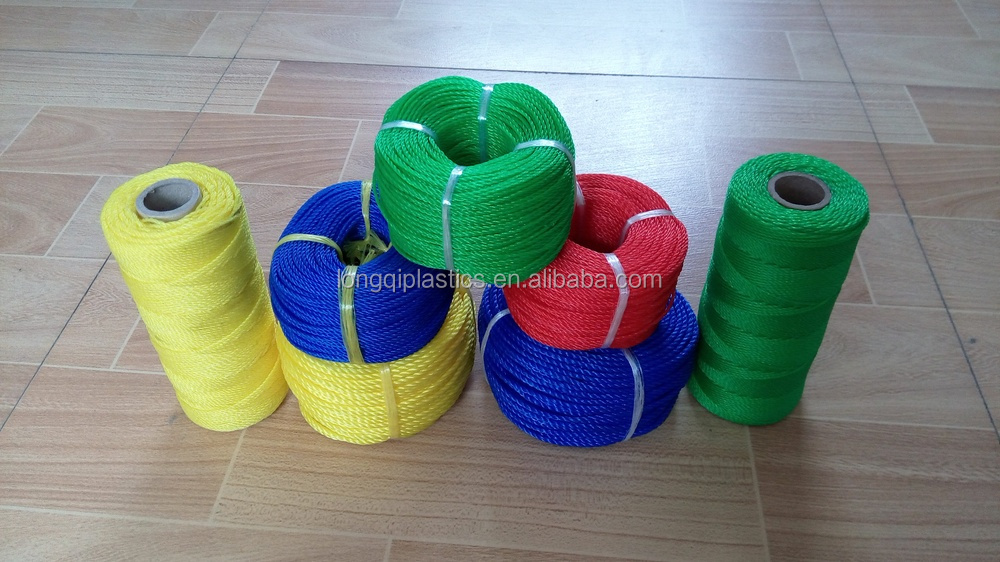 cord nylon rope 3 strand UV hdpe fishing rope and twine