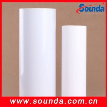 China supply transparent white non-adhesive vinyl sticker