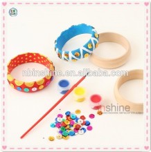 DIY wood bracelet craft for kids , wood craft , wood bracelet