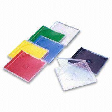 Single CD, VCD, CD-ROM, DVD Jewel Boxes, Available in Various Colors