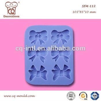 hot sale mini bow silicone mould