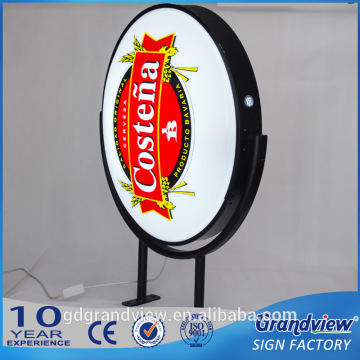 Custom beer light box shop sign board