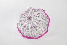 Lace White Kids Parasol Umbrellas PVC Clear Durable For Chi