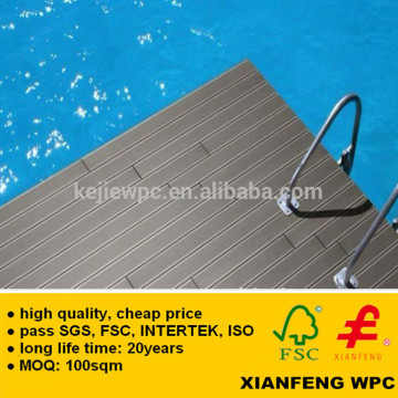 Europe Standard WPC Decking Waterproof Exterior Anti Slip Plastic Board Wood Like For Outdoor Floor