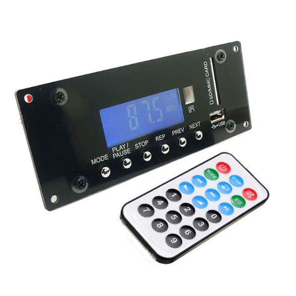 Wireless MP3 Decoding Board 4.0 Blue tooth Audio Module USB SD Radio APE FLAC WMA AUX External Signal Source Interference Board