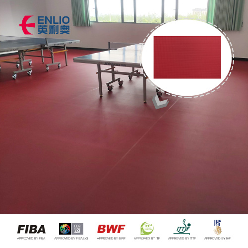 Piso de tênis de mesa para fins internos Profissional ITTF Aprovado pelo piso de evento