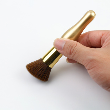 Fabrik Direktverkauf Gold Farbe Mini Make-up Pinsel