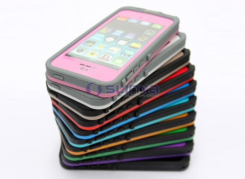 Super Thin Clear Lifeproof Case Cover, Waterproof Case for iPhone 4 4s 5 Samsung S4 (SK-709)