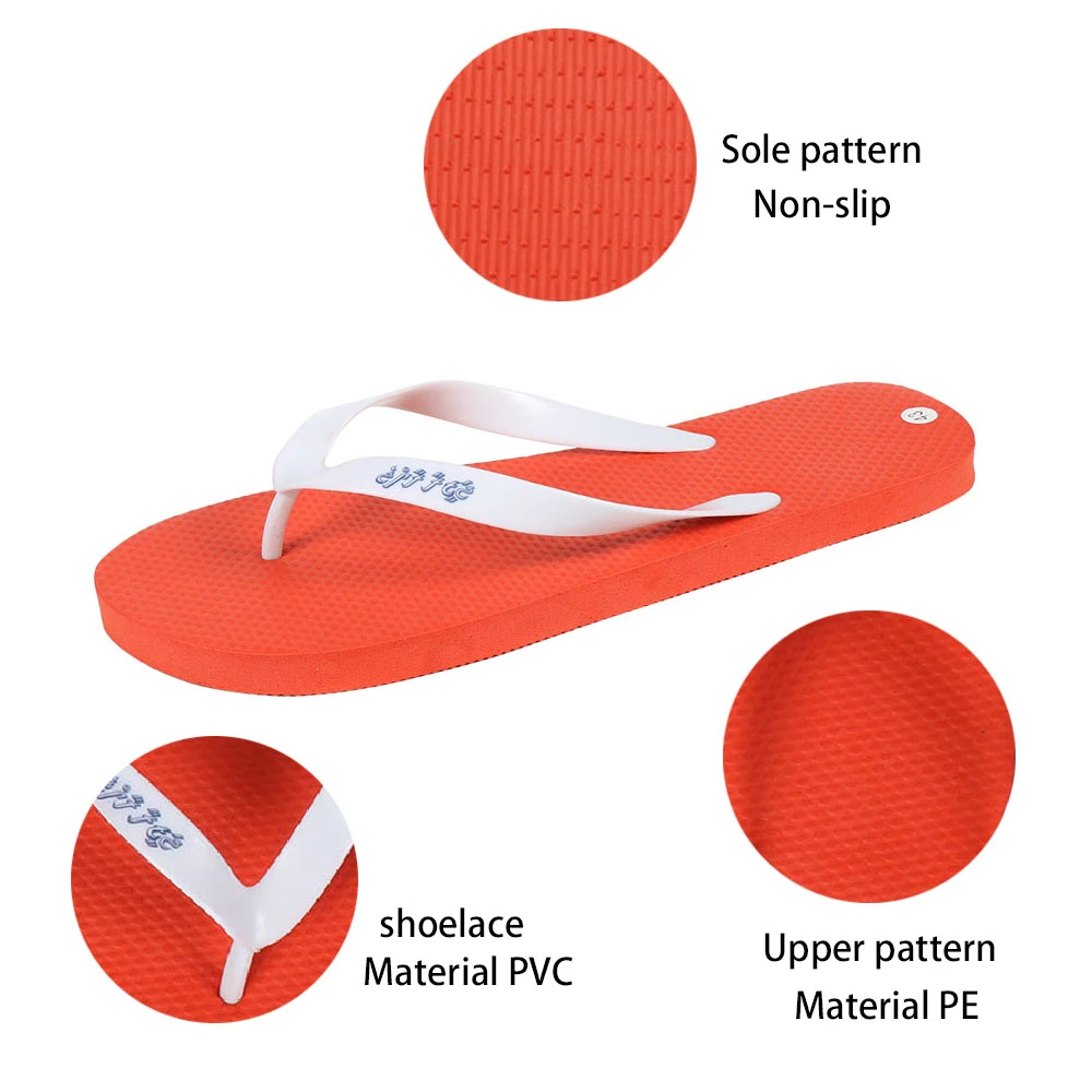 Cheap Price PVC Soles Fashion Women Flip Flops Rubber Slippers Wholesale