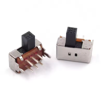 SK22D02GB5 Horizontal Double Slide Switch 6-Pin 2-Position 2P2T 5mm Handle