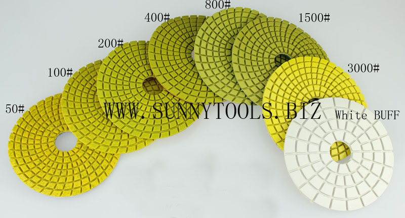 Wet and Dey Flexible Diamond Polishing Pad for Polishing (SUNNY)