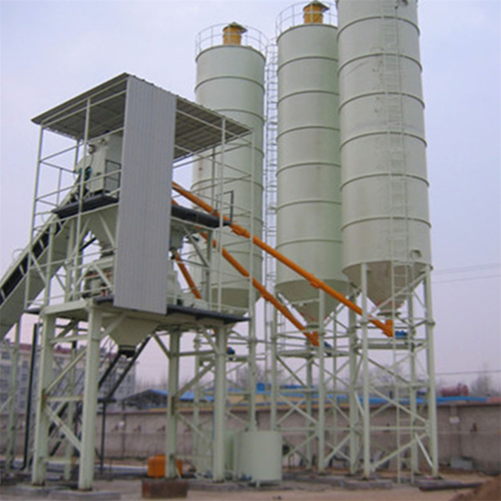 Fixed electrical 90m3 durable concrete batching plant