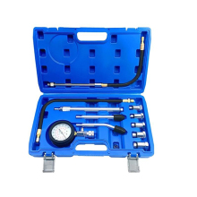 Petrol Gasoline Engine Cylinder Compression Gauge Tester Kit - Car Diagnostic Tools