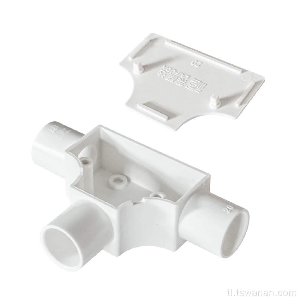 20mm pvc conduit fittings inspeksyon tee nang walang polusyon