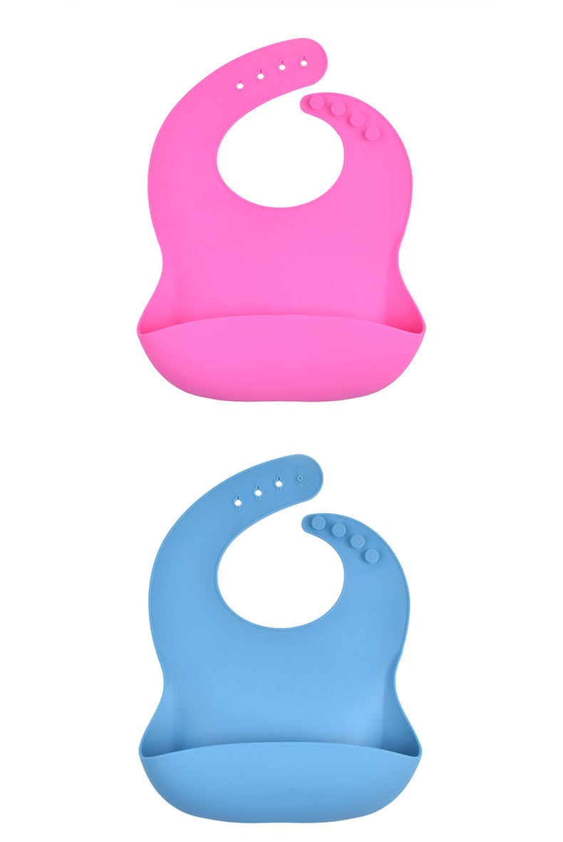 Modern BPA Free Silicone Bucket Bib Wholesale Waterproof Silicone Bib for Babies