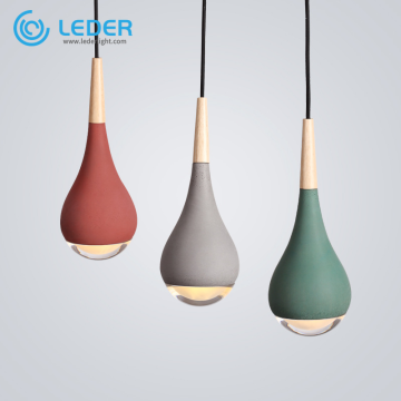 LEDER Hanging Concrete Pendant Lights