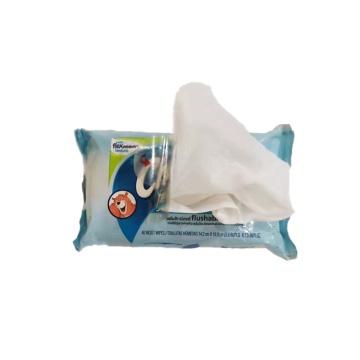 Adult-sized Organic Natural Flushable Wet Wipes