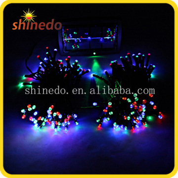 100 led 10M colorful solar decoration string fairy light for festival party