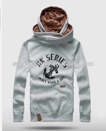 Newest Wholesale Plain Fleece Pullover Hoodie