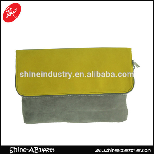 Suede Clutch Bag/Lady Dinner Handbag/Women Party Bag