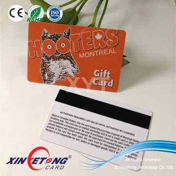 2750oe Hico Magstripe Plastic PVC Loyalty Cards