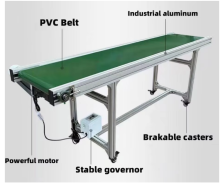 Stainless steel Rubber conveyor
